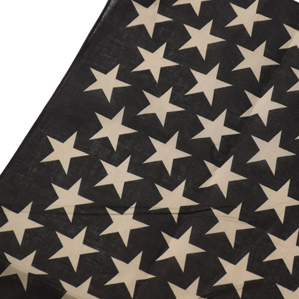 F6N-2G5 / 27" MONOCHROME US FLAG BANDANA