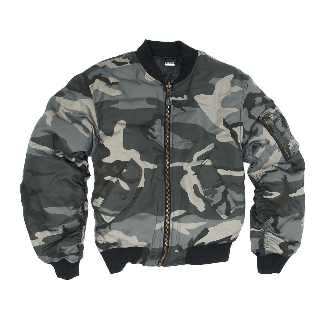 DARK CAMO BOMBER