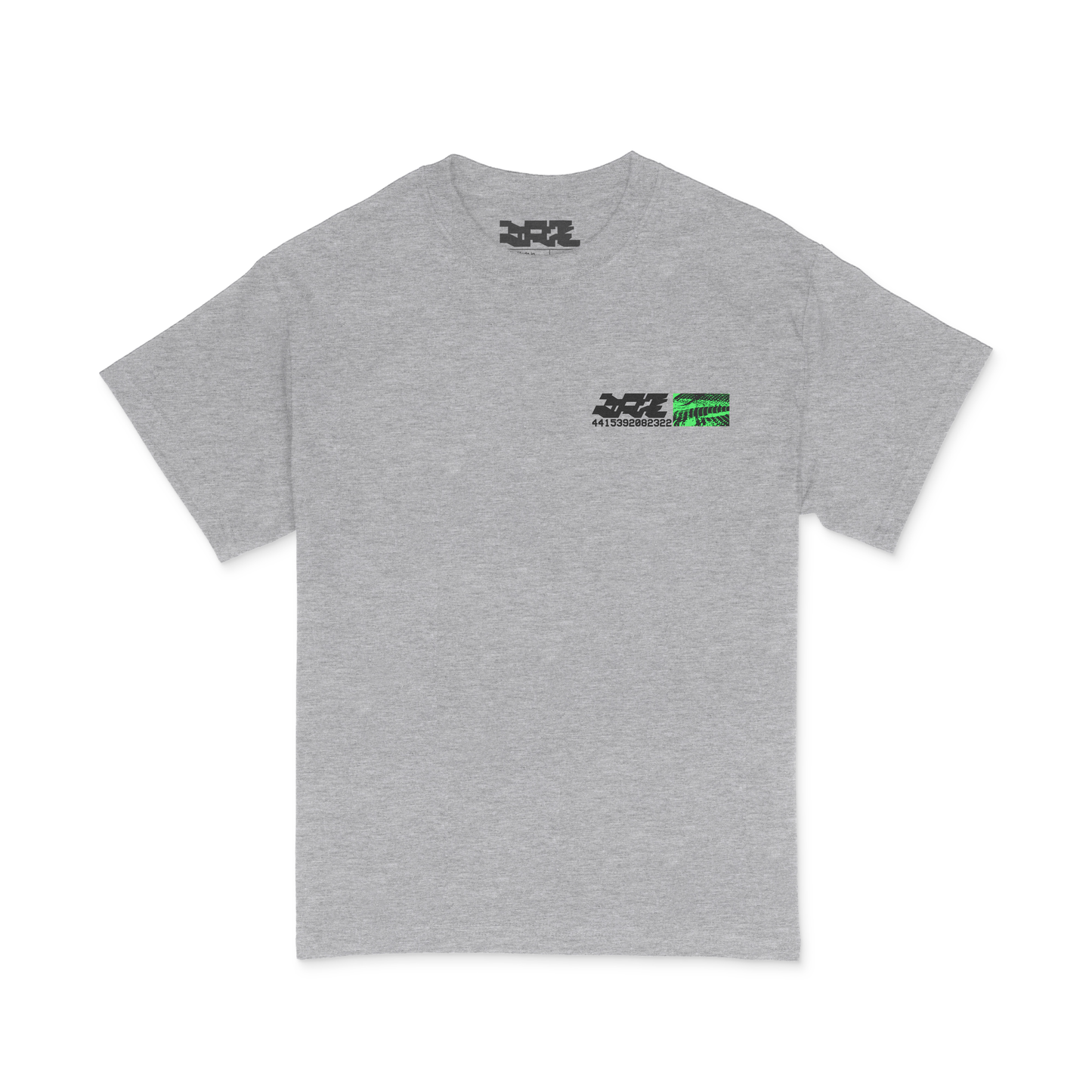 D65-A5G / ATH GREY GRAPHIC TEE