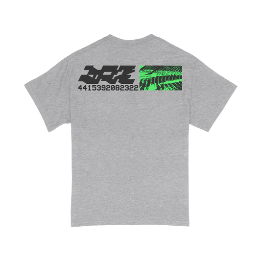 D65-A5G / ATH GREY GRAPHIC TEE